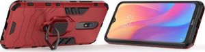 Hurtel Ring Armor pancerne hybrydowe etui pokrowiec + magnetyczny uchwyt Xiaomi Redmi 8A / Xiaomi Redmi 8 czerwony uniwersalny 6