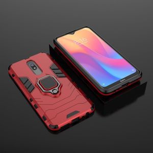 Hurtel Ring Armor pancerne hybrydowe etui pokrowiec + magnetyczny uchwyt Xiaomi Redmi 8A / Xiaomi Redmi 8 czerwony uniwersalny 10