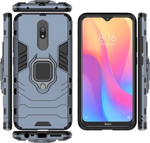 Hurtel Ring Armor pancerne hybrydowe etui pokrowiec + magnetyczny uchwyt Xiaomi Redmi 8A / Xiaomi Redmi 8 niebieski uniwersalny 5