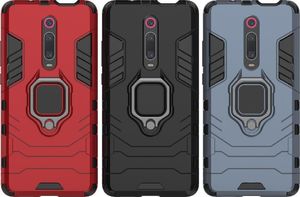 Hurtel Ring Armor pancerne hybrydowe etui pokrowiec + magnetyczny uchwyt Xiaomi Mi 9T / Xiaomi Mi 9T Pro niebieski uniwersalny 7