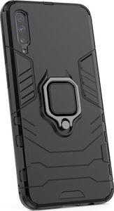 Hurtel Ring Armor pancerne hybrydowe etui pokrowiec + magnetyczny uchwyt Samsung Galaxy A70 niebieski uniwersalny 5