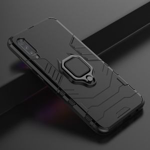Hurtel Ring Armor pancerne hybrydowe etui pokrowiec + magnetyczny uchwyt Samsung Galaxy A70 niebieski uniwersalny 9