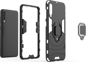 Hurtel Ring Armor pancerne hybrydowe etui pokrowiec + magnetyczny uchwyt Samsung Galaxy A50 czerwony uniwersalny 4