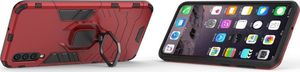 Hurtel Ring Armor pancerne hybrydowe etui pokrowiec + magnetyczny uchwyt Samsung Galaxy A50 czerwony uniwersalny 7