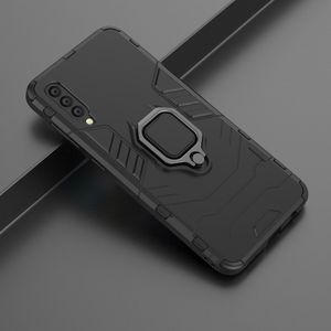 Hurtel Ring Armor pancerne hybrydowe etui pokrowiec + magnetyczny uchwyt Samsung Galaxy A50 czerwony uniwersalny 8