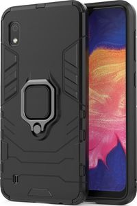 Hurtel Ring Armor pancerne hybrydowe etui pokrowiec + magnetyczny uchwyt Samsung Galaxy A10 czarny uniwersalny 2