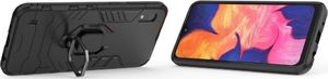 Hurtel Ring Armor pancerne hybrydowe etui pokrowiec + magnetyczny uchwyt Samsung Galaxy A10 czarny uniwersalny 7