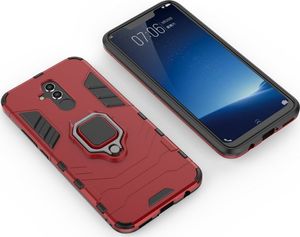 Hurtel Ring Armor pancerne hybrydowe etui pokrowiec + magnetyczny uchwyt Huawei Mate 20 Lite czerwony uniwersalny 2
