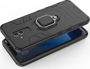 Hurtel Ring Armor pancerne hybrydowe etui pokrowiec + magnetyczny uchwyt Huawei Mate 20 Lite czerwony uniwersalny 3