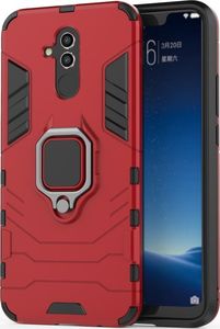 Hurtel Ring Armor pancerne hybrydowe etui pokrowiec + magnetyczny uchwyt Huawei Mate 20 Lite czerwony uniwersalny 7