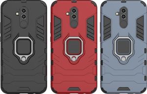 Hurtel Ring Armor pancerne hybrydowe etui pokrowiec + magnetyczny uchwyt Huawei Mate 20 Lite niebieski uniwersalny 8