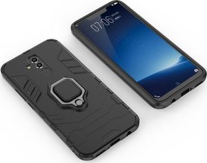 Hurtel Ring Armor pancerne hybrydowe etui pokrowiec + magnetyczny uchwyt Huawei Mate 20 Lite czarny uniwersalny 2