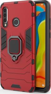 Hurtel Ring Armor pancerne hybrydowe etui pokrowiec + magnetyczny uchwyt Huawei P30 Lite czerwony uniwersalny 2