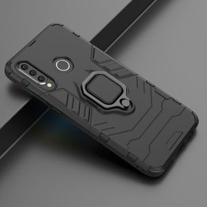 Hurtel Ring Armor pancerne hybrydowe etui pokrowiec + magnetyczny uchwyt Huawei P30 Lite czerwony uniwersalny 8