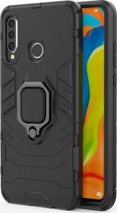 Hurtel Ring Armor pancerne hybrydowe etui pokrowiec + magnetyczny uchwyt Huawei P30 Lite czarny uniwersalny 2