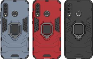 Hurtel Ring Armor pancerne hybrydowe etui pokrowiec + magnetyczny uchwyt Huawei P30 Lite czarny uniwersalny 9