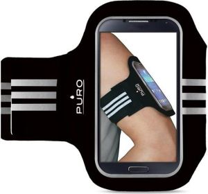 Puro Armband Uniwersalna sportowa opaska na ramię do smartfonów max 5" czarny (UNIBANDBLK) 1