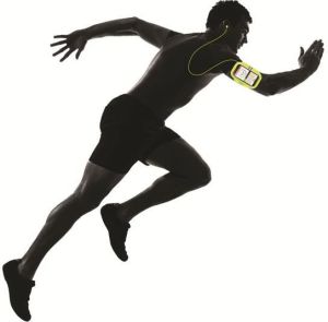 Puro Armband Uniwersalna sportowa opaska na ramię do smartfonów max 5" czarny (UNIBANDBLK) 2