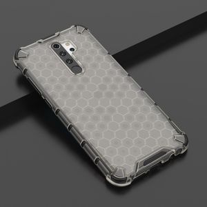 Hurtel Honeycomb etui pancerny pokrowiec z żelową ramką Xiaomi Redmi Note 8 Pro czarny uniwersalny 14