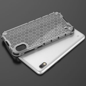 Hurtel Honeycomb etui pancerny pokrowiec z żelową ramką Samsung Galaxy A10 niebieski uniwersalny 8