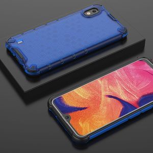 Hurtel Honeycomb etui pancerny pokrowiec z żelową ramką Samsung Galaxy A10 niebieski uniwersalny 10