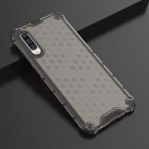 Hurtel Honeycomb etui pancerny pokrowiec z żelową ramką Samsung Galaxy A50 czarny uniwersalny 11