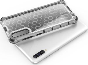 Hurtel Honeycomb etui pancerny pokrowiec z żelową ramką Samsung Galaxy A50 czarny uniwersalny 7