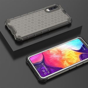 Hurtel Honeycomb etui pancerny pokrowiec z żelową ramką Samsung Galaxy A50 czarny uniwersalny 10