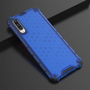 Hurtel Honeycomb etui pancerny pokrowiec z żelową ramką Samsung Galaxy A50 niebieski uniwersalny 11