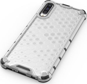 Hurtel Honeycomb etui pancerny pokrowiec z żelową ramką Samsung Galaxy A50 niebieski uniwersalny 5