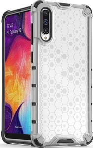 Hurtel Honeycomb etui pancerny pokrowiec z żelową ramką Samsung Galaxy A50 czerwony uniwersalny 2