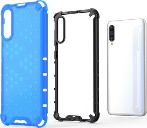 Hurtel Honeycomb etui pancerny pokrowiec z żelową ramką Samsung Galaxy A50 czerwony uniwersalny 4