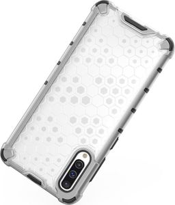 Hurtel Honeycomb etui pancerny pokrowiec z żelową ramką Samsung Galaxy A50 czerwony uniwersalny 8
