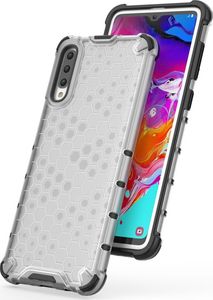 Hurtel Honeycomb etui pancerny pokrowiec z żelową ramką Samsung Galaxy A70 czarny uniwersalny 3