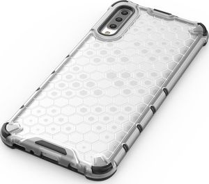 Hurtel Honeycomb etui pancerny pokrowiec z żelową ramką Samsung Galaxy A70 czarny uniwersalny 6