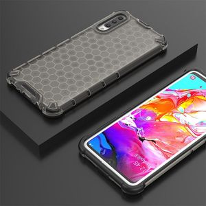 Hurtel Honeycomb etui pancerny pokrowiec z żelową ramką Samsung Galaxy A70 czarny uniwersalny 10
