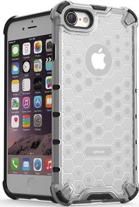 Hurtel Honeycomb etui pancerny pokrowiec z żelową ramką iPhone 8 / iPhone 7 czarny uniwersalny 2