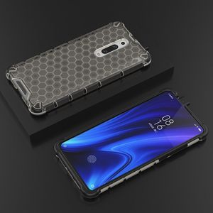 Hurtel Honeycomb etui pancerny pokrowiec z żelową ramką Xiaomi Mi 9T / Xiaomi Mi 9T Pro czarny uniwersalny 9