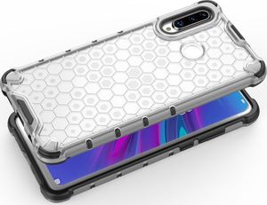 Hurtel Honeycomb etui pancerny pokrowiec z żelową ramką Huawei P30 Lite czarny uniwersalny 3