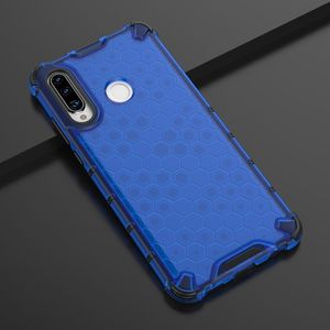 Hurtel Honeycomb etui pancerny pokrowiec z żelową ramką Huawei P30 Lite niebieski uniwersalny 10