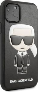 Karl Lagerfeld Karl Lagerfeld KLHCN58IKPUBK iPhone 11 Pro hardcase czarny/black Iconic Karl Embossed uniwersalny 3