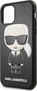 Karl Lagerfeld Karl Lagerfeld KLHCN58IKPUBK iPhone 11 Pro hardcase czarny/black Iconic Karl Embossed uniwersalny 4