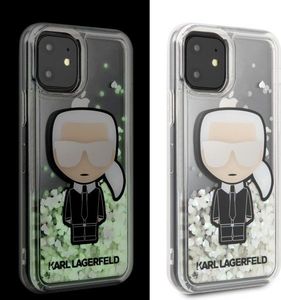 Karl Lagerfeld Karl Lagerfeld KLHCN61GLGIRKL iPhone 11 hardcase Ikonik Glitter Glow in the dark uniwersalny 3