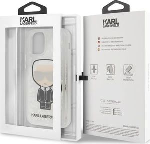 Karl Lagerfeld Karl Lagerfeld KLHCN61GLGIRKL iPhone 11 hardcase Ikonik Glitter Glow in the dark uniwersalny 8