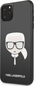 Karl Lagerfeld Karl Lagerfeld KLHCN65DLHBK iPhone 11 Pro Max czarny/black Iconic Glitter Karl`s Head uniwersalny 2