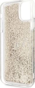 Karl Lagerfeld Karl Lagerfeld KLHCN65TRKSGO iPhone 11 Pro Max złoty/gold Glitter Signature uniwersalny 5