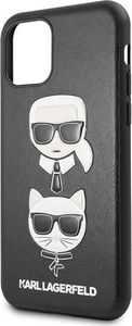 Karl Lagerfeld Karl Lagerfeld KLHCN61KICKC iPhone 11 hardcase czarny/black Karl & Choupette uniwersalny 3