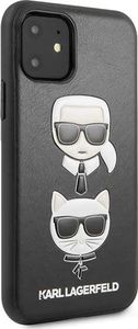 Karl Lagerfeld Karl Lagerfeld KLHCN61KICKC iPhone 11 hardcase czarny/black Karl & Choupette uniwersalny 5