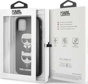 Karl Lagerfeld Karl Lagerfeld KLHCN61KICKC iPhone 11 hardcase czarny/black Karl & Choupette uniwersalny 7