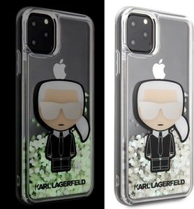 Karl Lagerfeld Karl Lagerfeld KLHCN65GLGIRKL iPhone 11 Pro Max hardcase Ikonik Glitter Glow in the dark uniwersalny 3